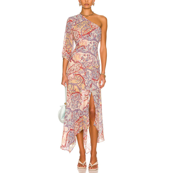 Veronica Beard 'Kimber' Pink Georgette Dress Size 8 - NWT
